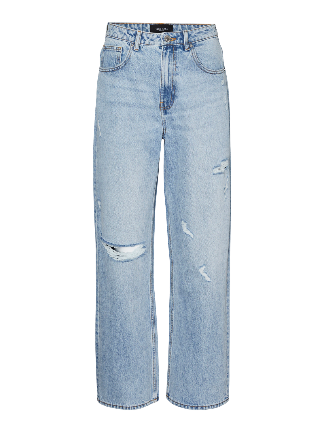 VMRYLEE Hohe Taille Gerade geschnitten Jeans
