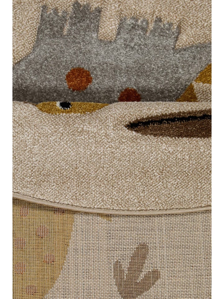 Smart Kids Kinderteppich T-Rex & Friends in sand beige meliert günstig kaufen