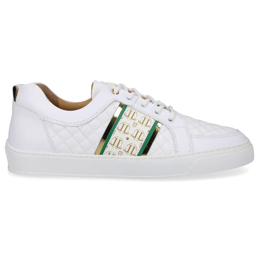 Leandro Lopes - Sneaker low LL092 Kalbsleder - weiß