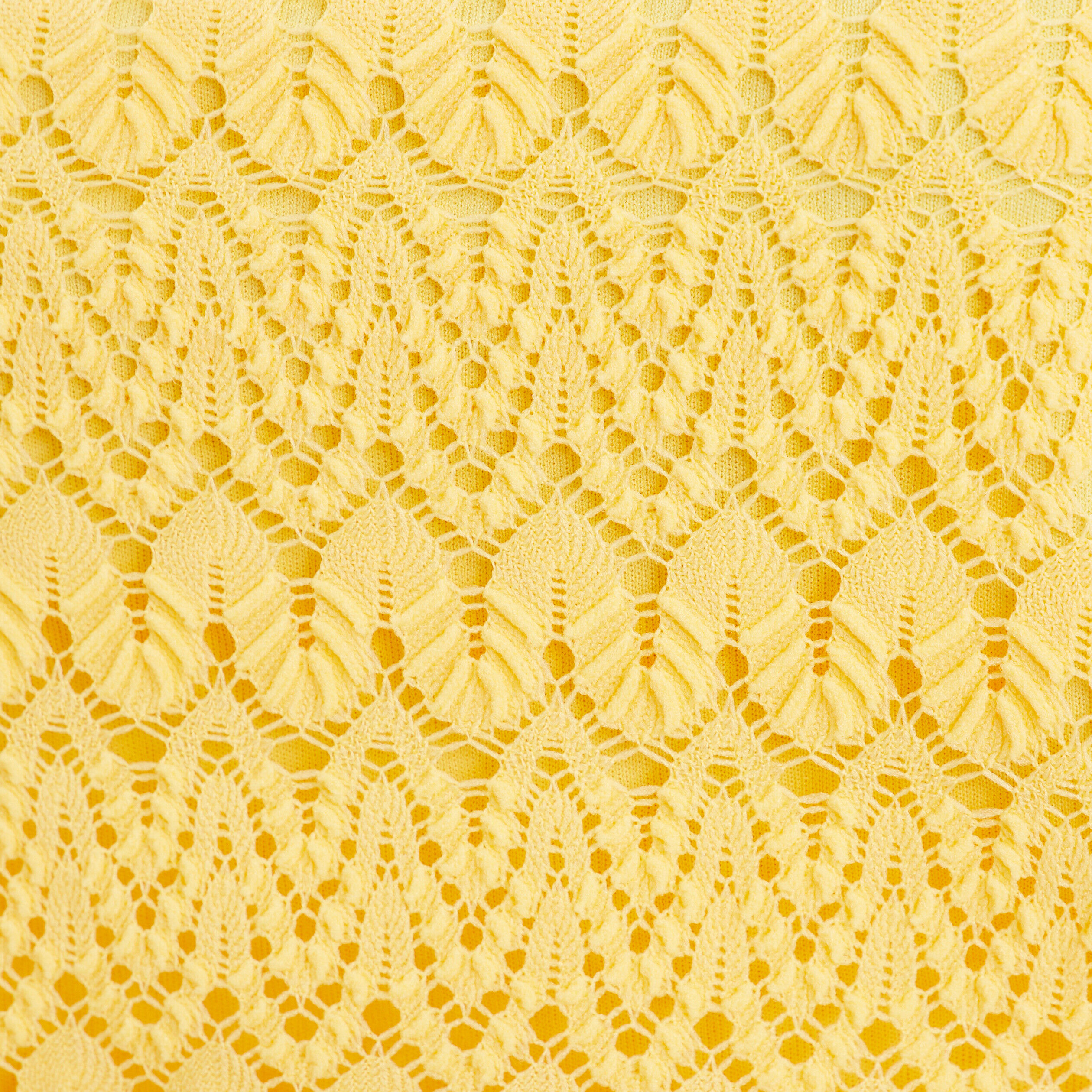 Débardeur aspect crochet jaune pastel femme | Cache Cache