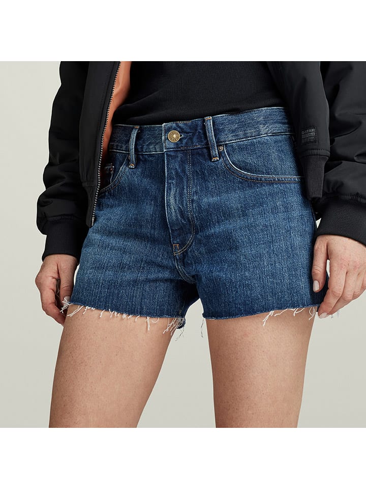 G-Star Jeans-Shorts in Dunkelblau günstig kaufen