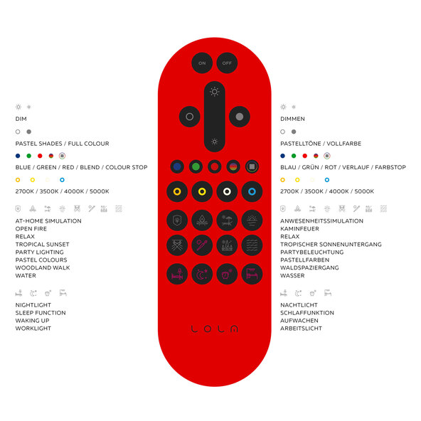 Smartes LED-Leuchtmittel Lola, Kerze, E14, RGB, CCT