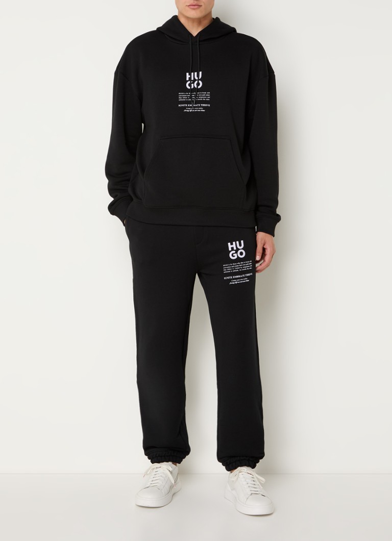 HUGO BOSS Hoodie with logo and back print