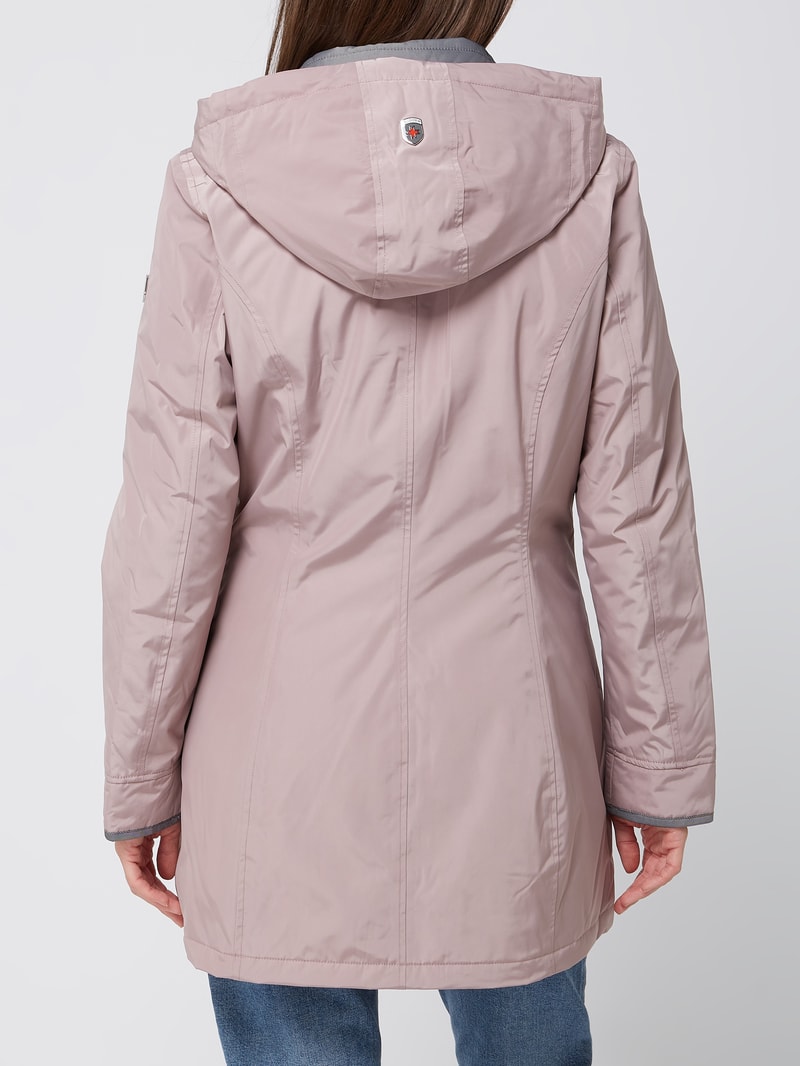 Jacke mit Label-Detail Modell 'STOCKHOLM' in rosé