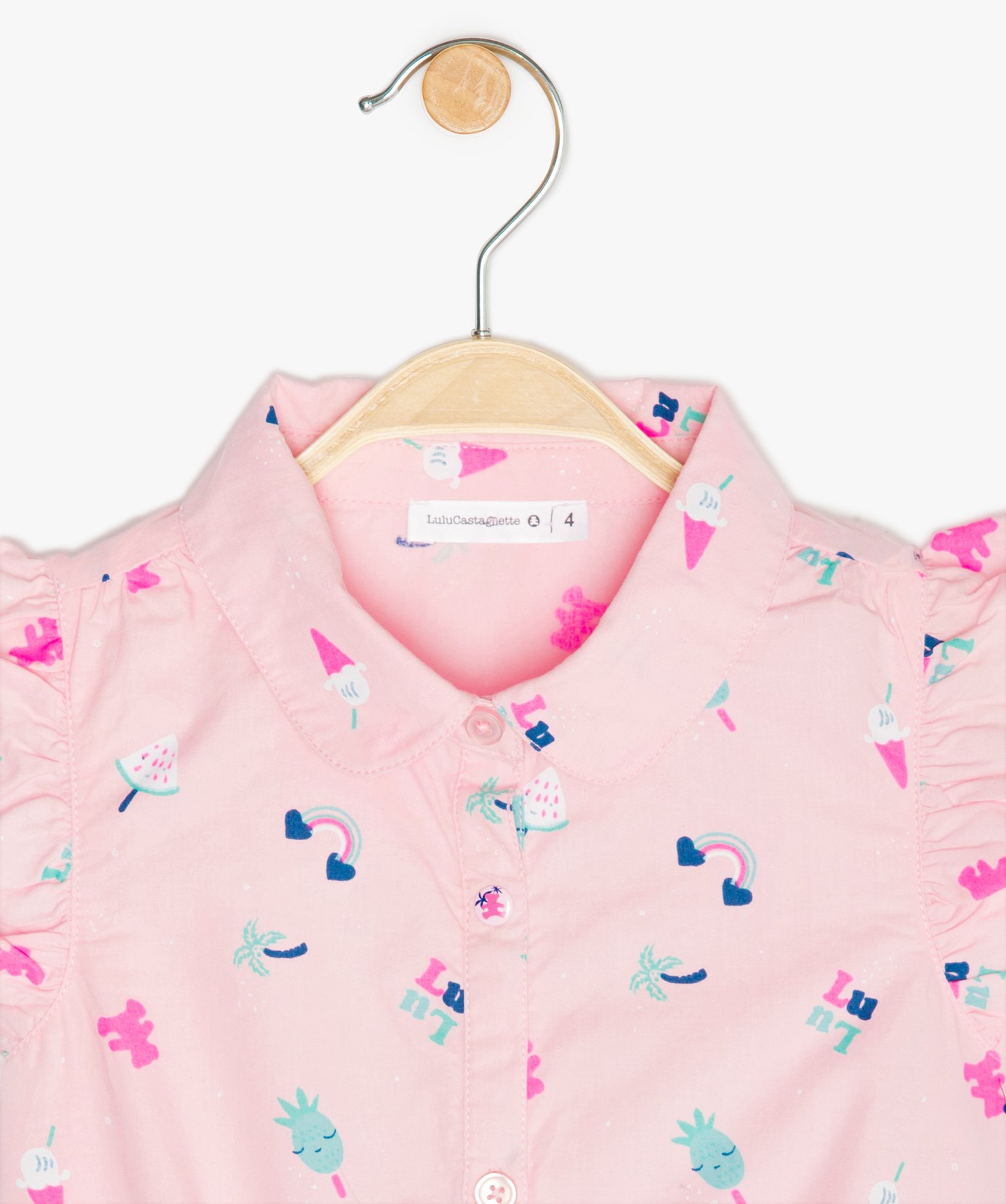 Chemise bébé fille sans manches à motifs - LuluCastagnette multicolore | GEMO