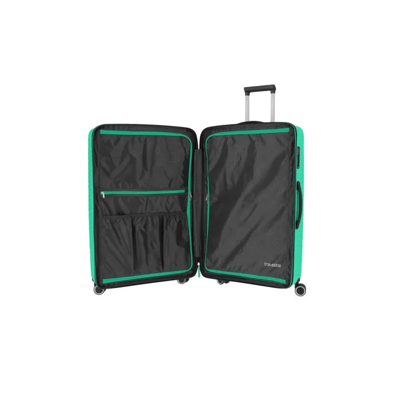 Travelite ORBITA Trolley L (77cm) mit 4 Rollen - Grün