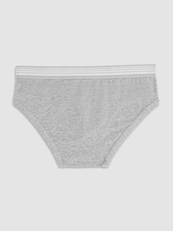 COTONELLA 2er-Set: Slips in Grau/ Dunkelblau günstig kaufen