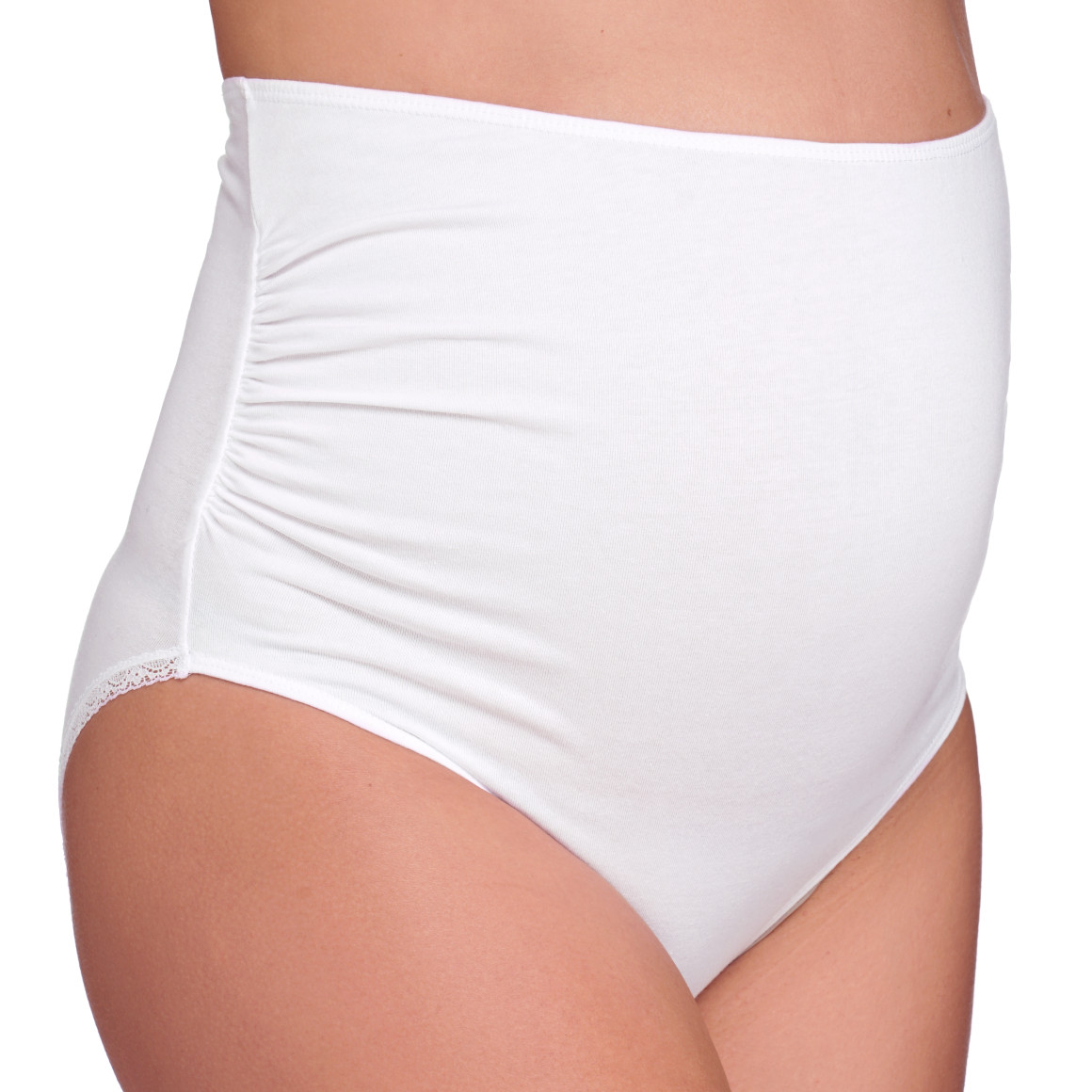 2 Damen Umstands-Slips mit hohem Bund