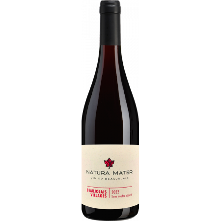 BEAUJOLAIS VILLAGES 2022 - SANS SOUFRE AJOUTE - NATURA MATER - COLLIN BOURISSET