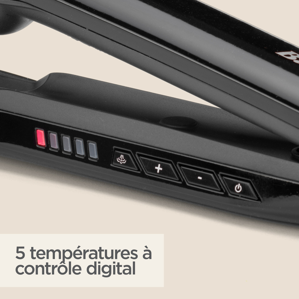 babyliss BaByliss  - ST496E - Lisseur vapeur Steam Shine avec Technologie Brillance LISSEUR