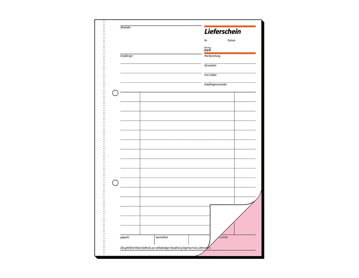Sigel Formularbücher Lieferschein
