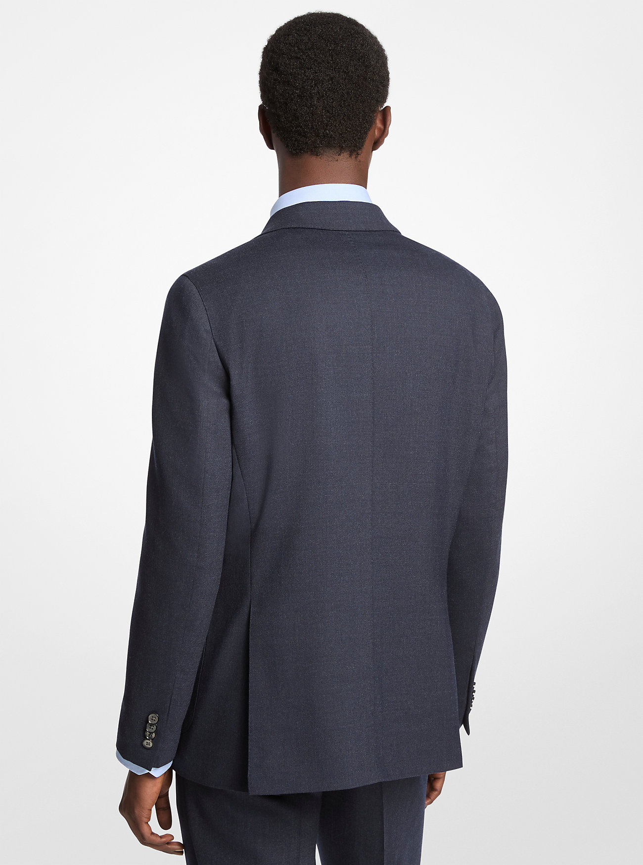 Flanellblazer med elastisk midje Flanellbukse - ESTATE BLÅ