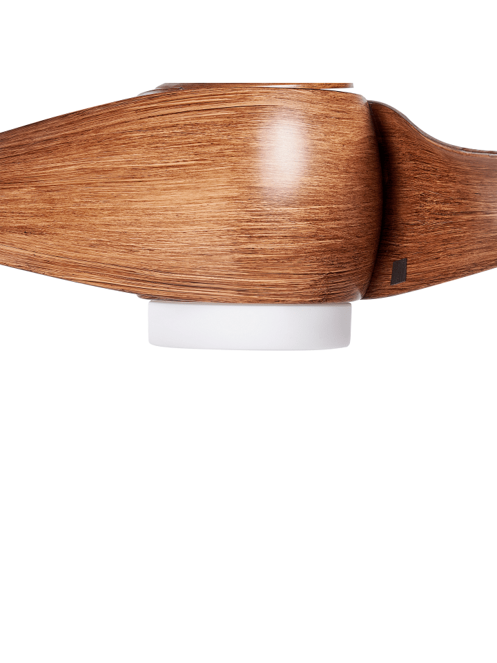 Beliani Deckenventilator mit Licht PARIA in Braun - (W) 110 x (H) 54 x (L) 110 cm günstig kaufen onesize