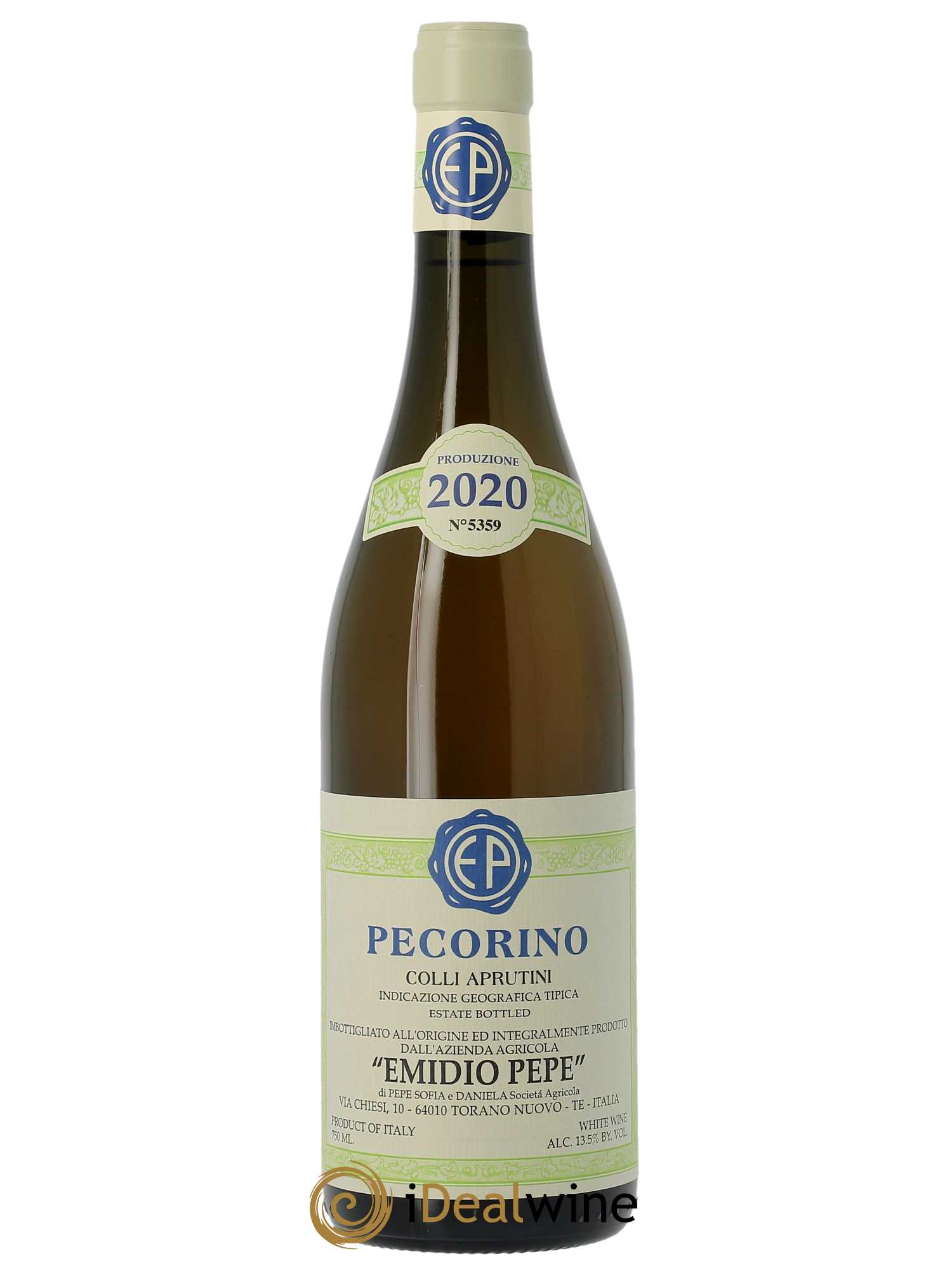Colli Aprutini IGT Pecorino Emidio Pepe  2020 - Lot de 1 Bouteille