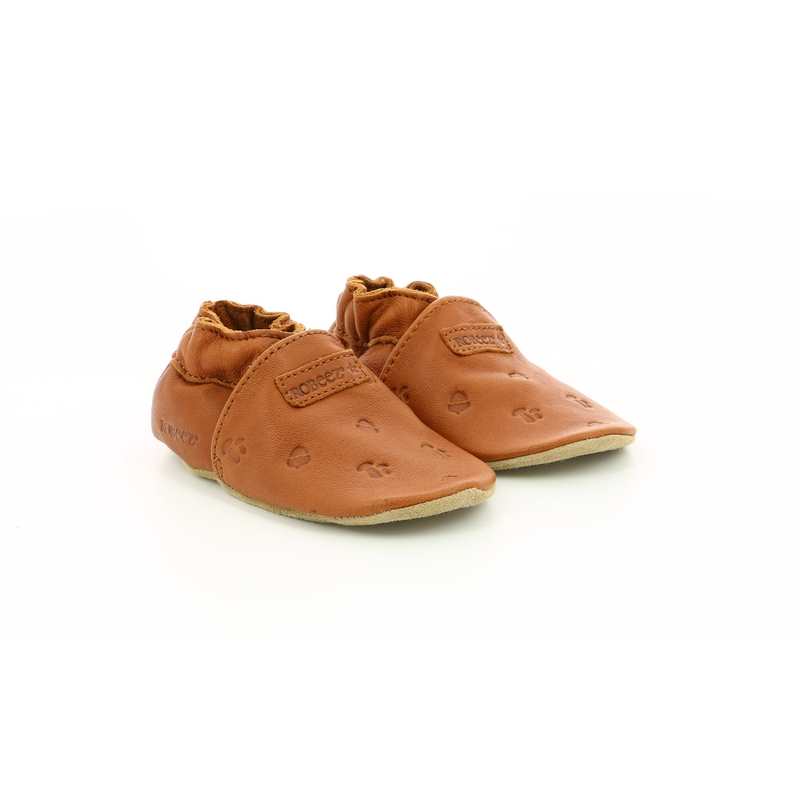 Chaussons cuir tannage vegetal Mywood