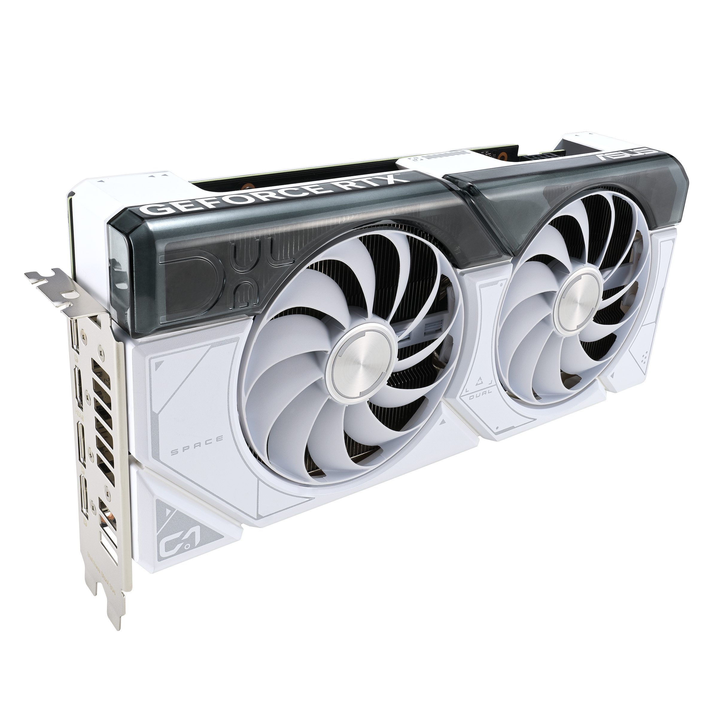 Asus DUAL-RTX4070-12G-WHITE Grafikkarte (12 GB, GDDR6X)