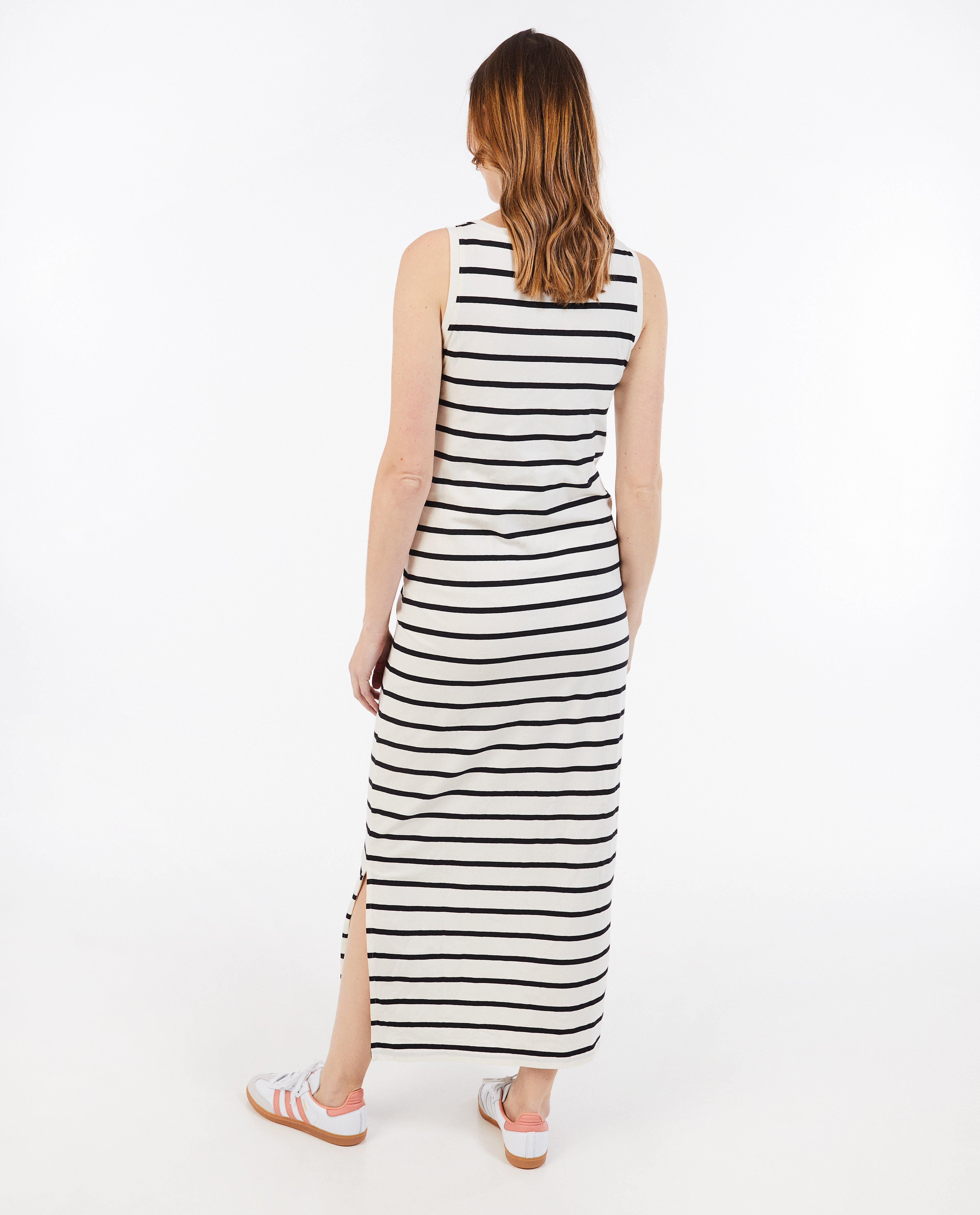 Rochie gravidă cu dungi albe Atelier Maman
