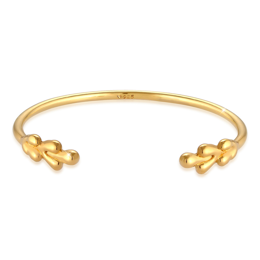 Elli PREMIUM Elli PREMIUM Bracelet pour dames ouvert  Look Boho en 925/1000 argent massif Bracelet
