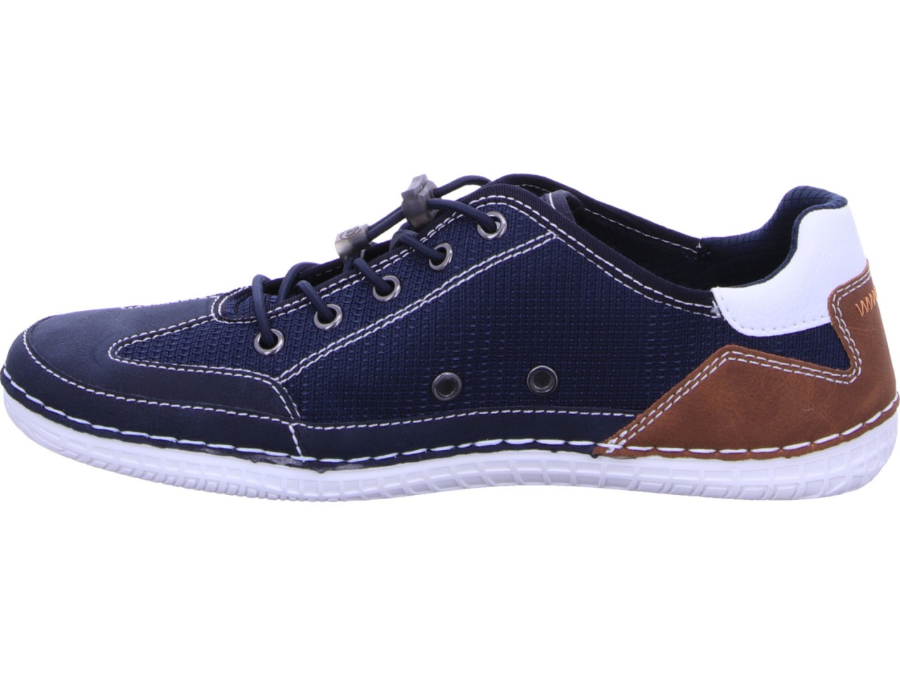 BUGATTI Komfort Slipper blau Bimini