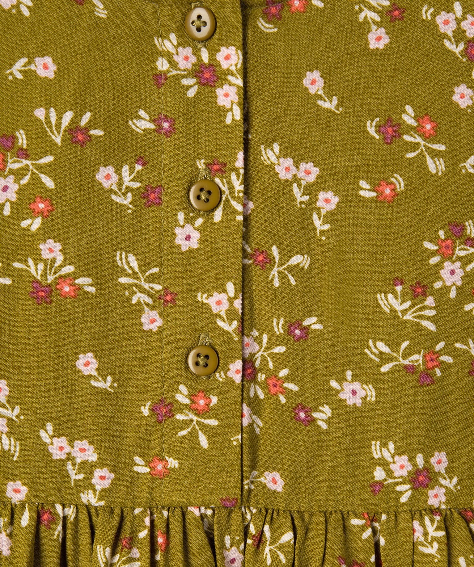 Robe bébé fille à manches longues à motifs fleuris multicolore | GEMO