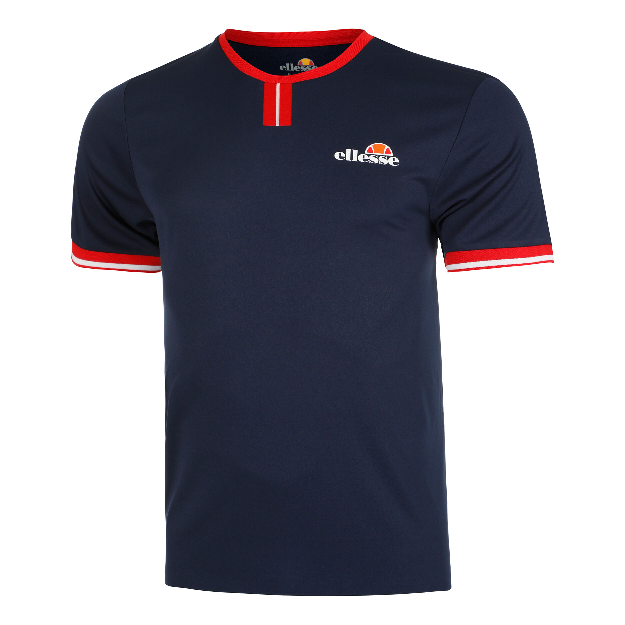 Clinton T-Shirt Herren - Dunkelblau, Rot