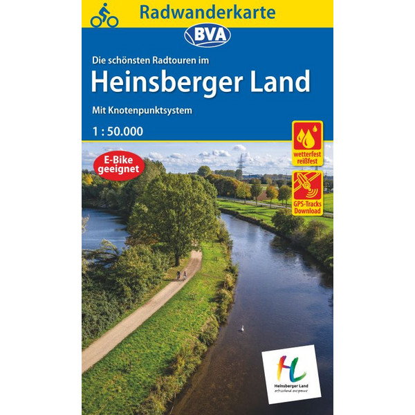 RADWANDERKARTE BVA RADWANDERN IM HEINSBERGER LAND 1:50.000 - Fahrradkarte
