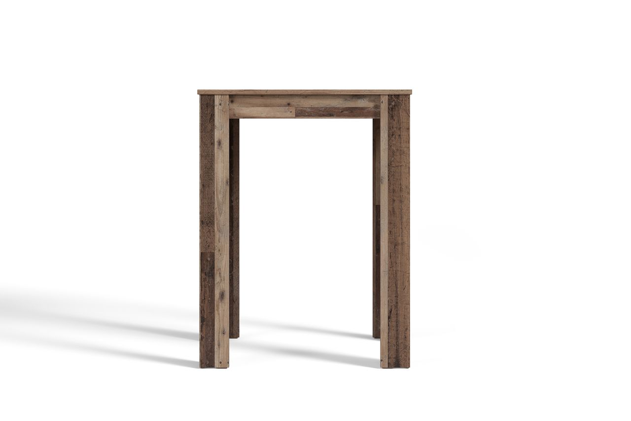 byLiving NELE Bartisch, Breite 80 cm, Old-Wood-Optik