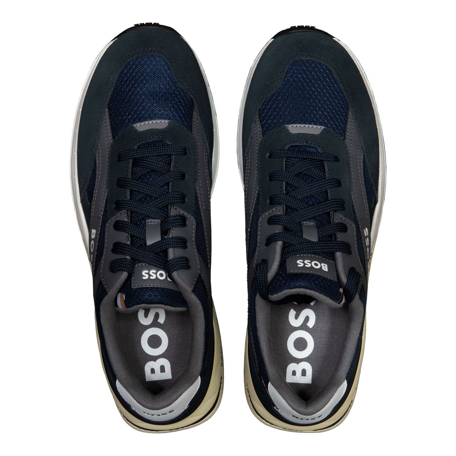 BOSS Kurt Runn sdme Sneaker mit Farbdetails an der Ferse