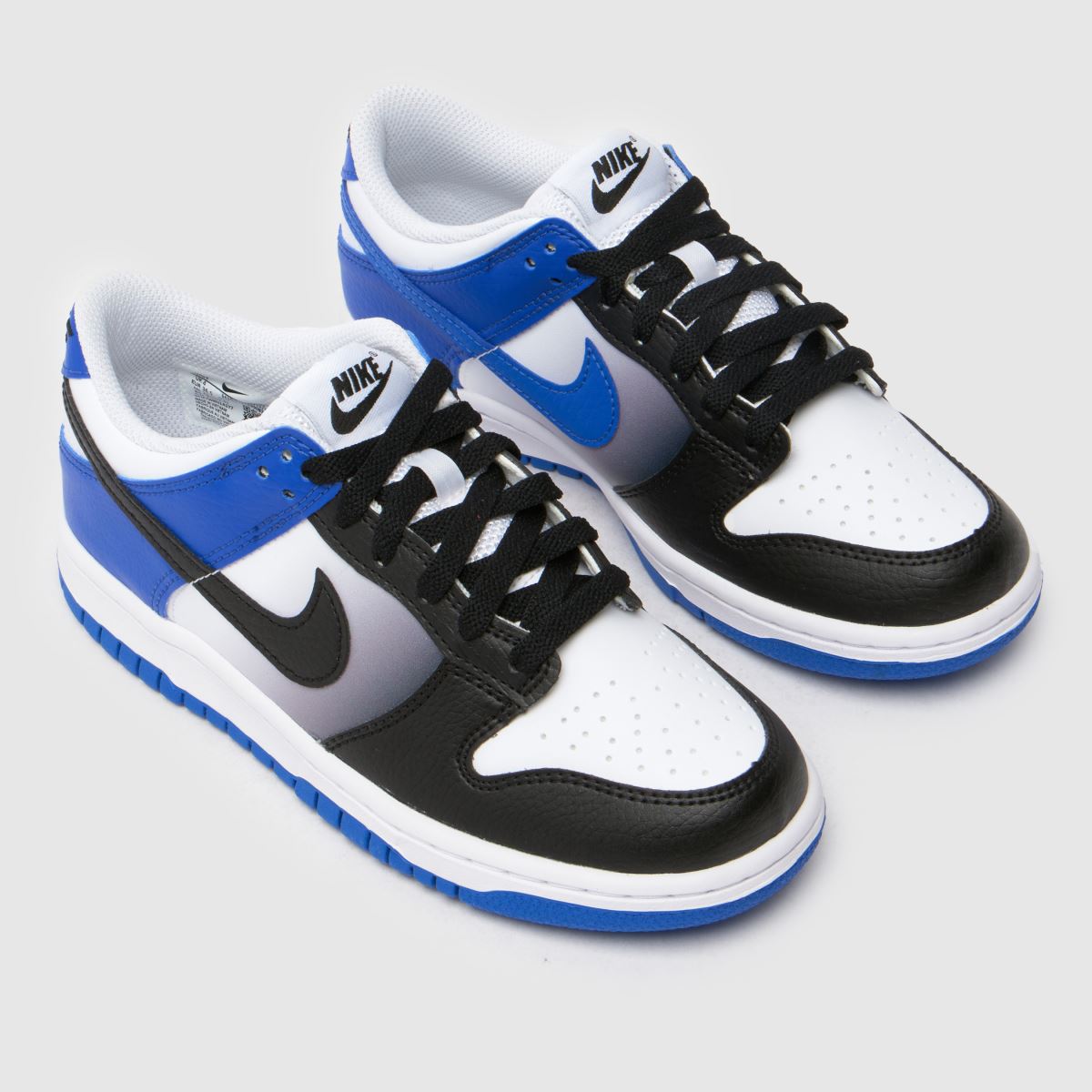 Nike marinblå och svarta Dunk Low pojkar ungdomsskor