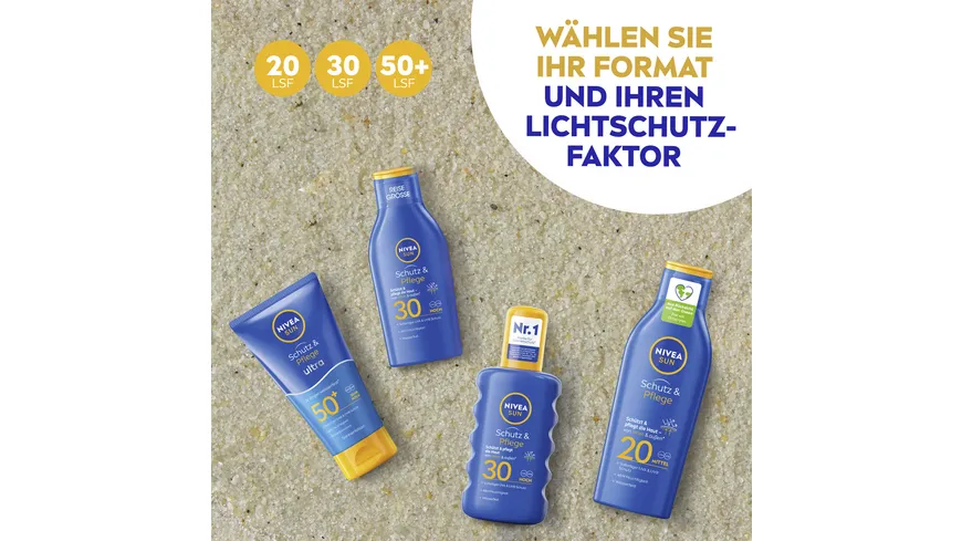 NIVEA SUN Schutz & Pflege Reisegröße LF30 100 ml