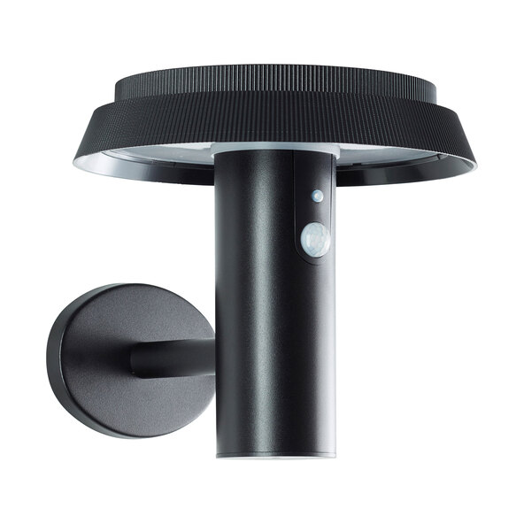 LED-Solar-Wandleuchte Alvero mit Bewegungsmelder