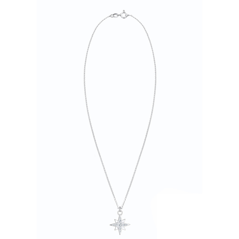 Nenalina Nenalina Collier Pendentif d'astro étoiles pour dames Sparkling Spiritual avec cr collier