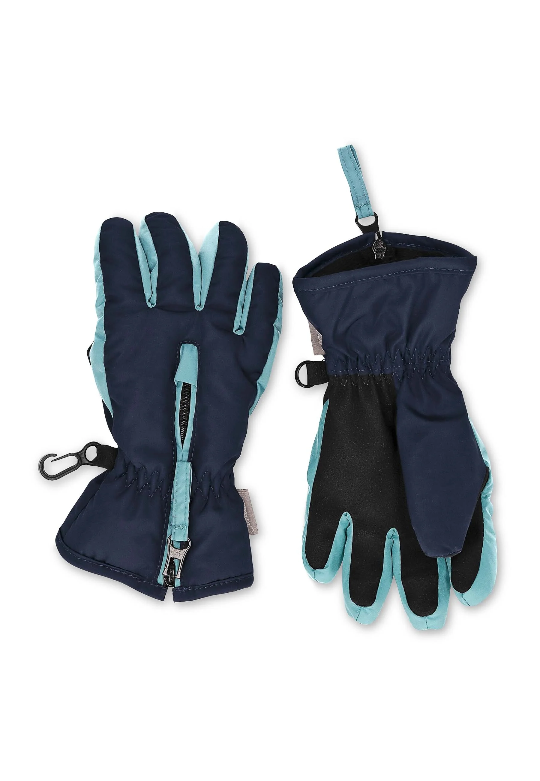 Fingerhandschuh aus Funktionsmaterial, zweifarbig