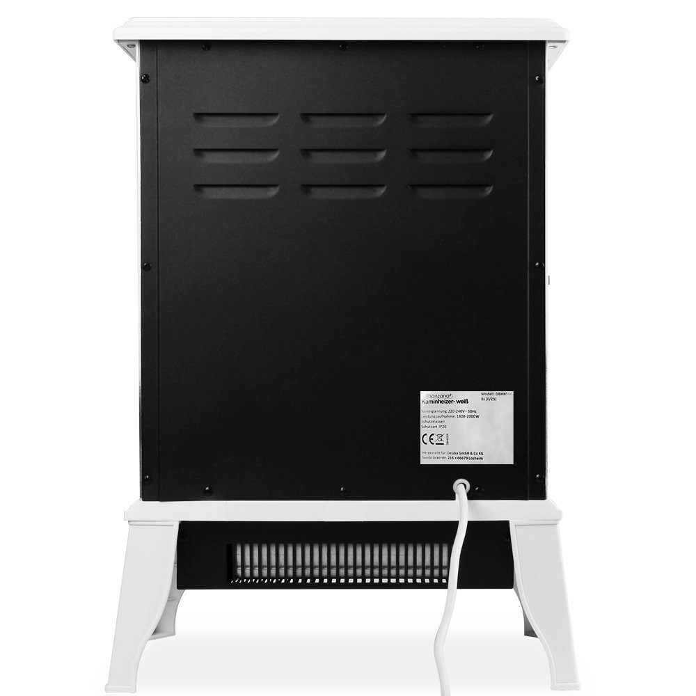 Deuba Elektrokamin, Elektrokamin Elektrischer Kamin mit Heizung LED Kaminfeuer Effekt