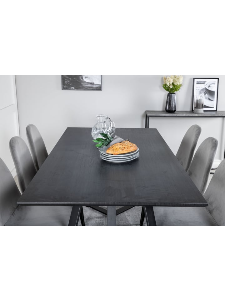 ebuy24 Essgruppe Marina 27 (7-teilig) Grau 90 x 180 cm günstig kaufen onesize
