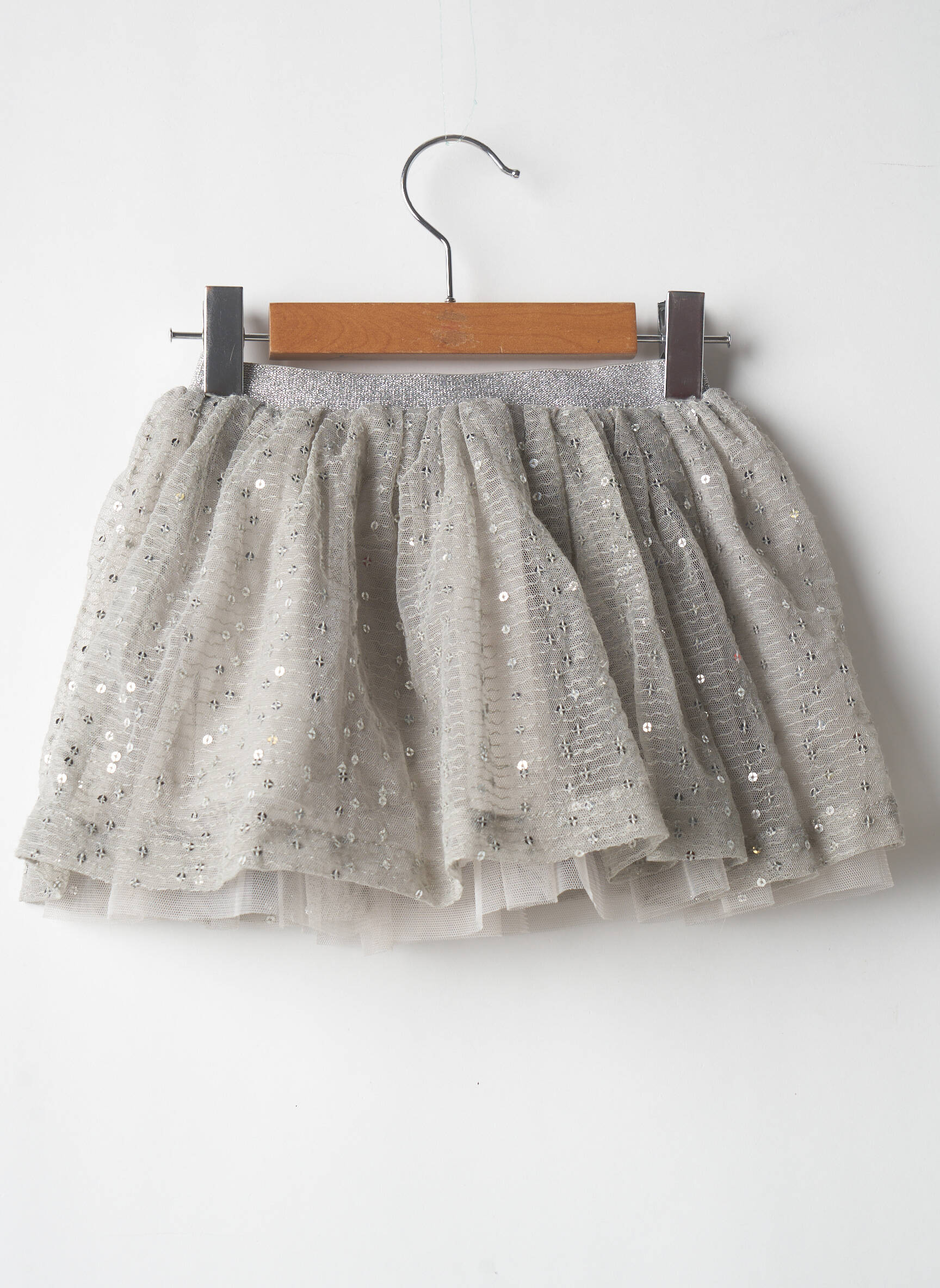 3 Pommes Jupes Mi Longues Fille couleur gris