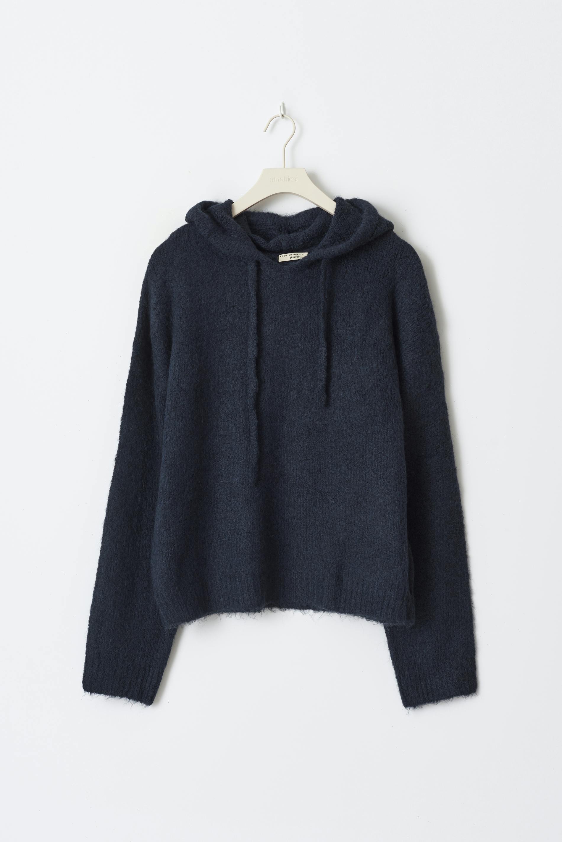 Knitted hoodie