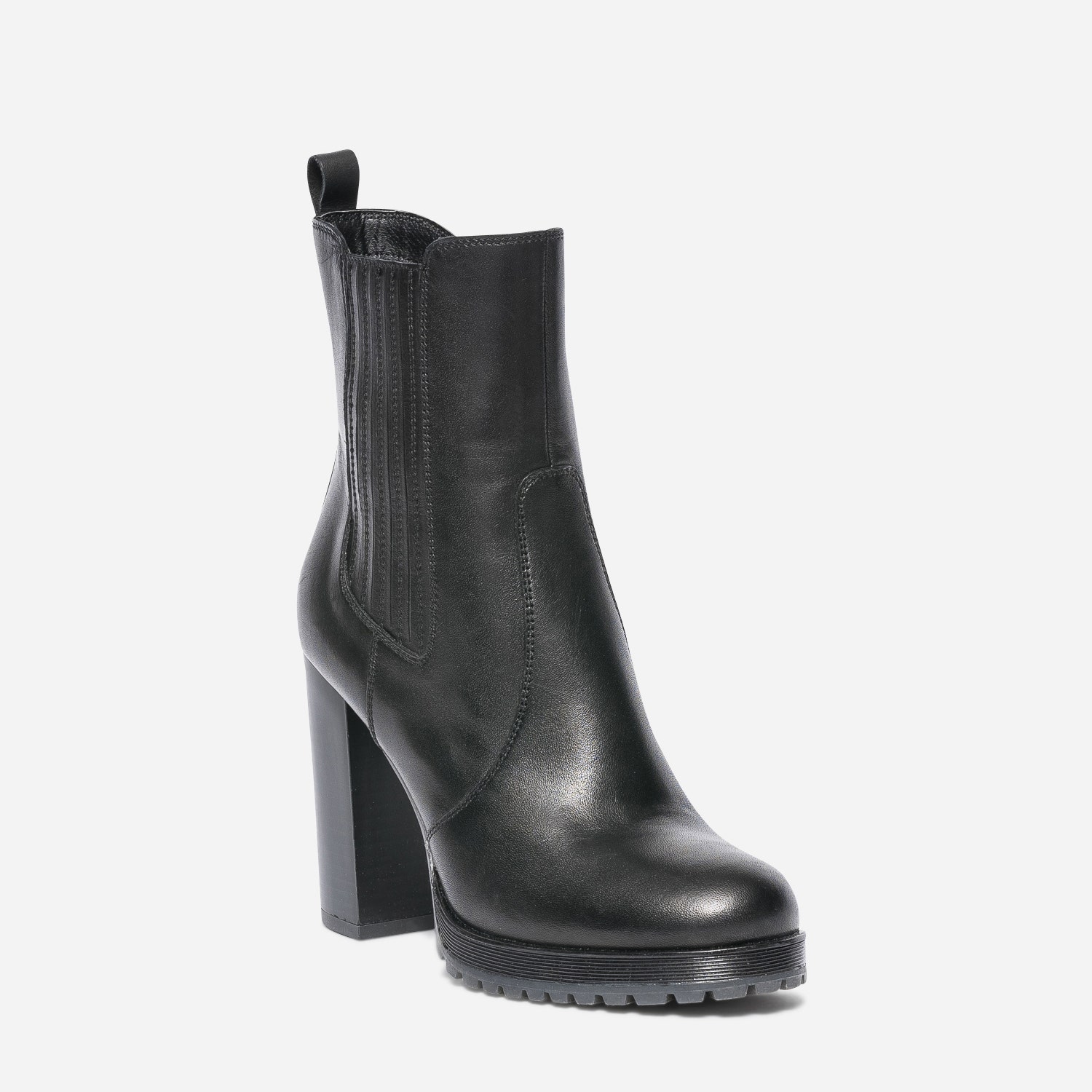 Boots TEXTO éco-conçu à talon noir