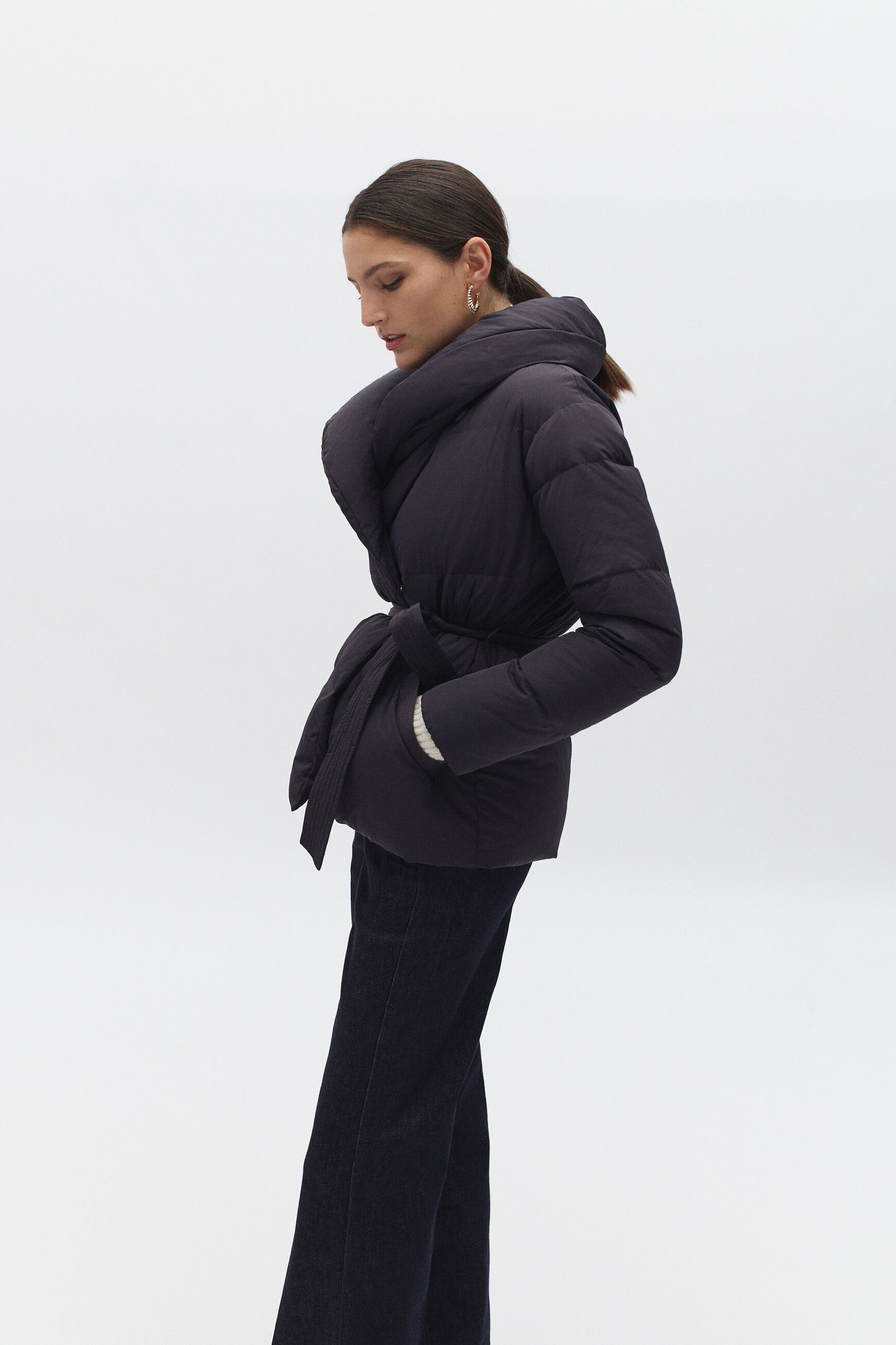 doudoune nana gris fonce femme