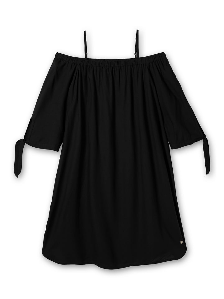 sheego Strandkleid in schwarz günstig kaufen