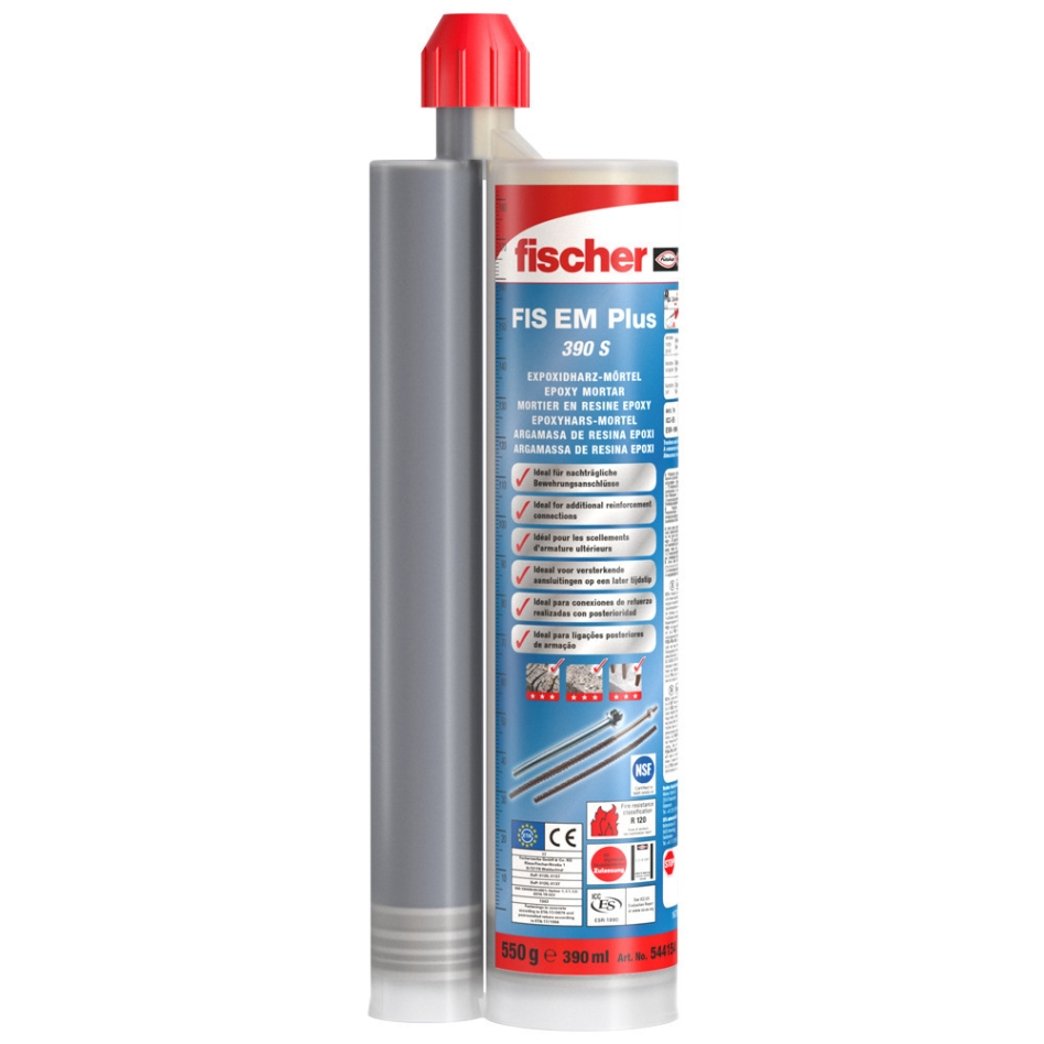 Fischer 544154 Injection Mortar FIS EM Plus 390 S 1 piece
