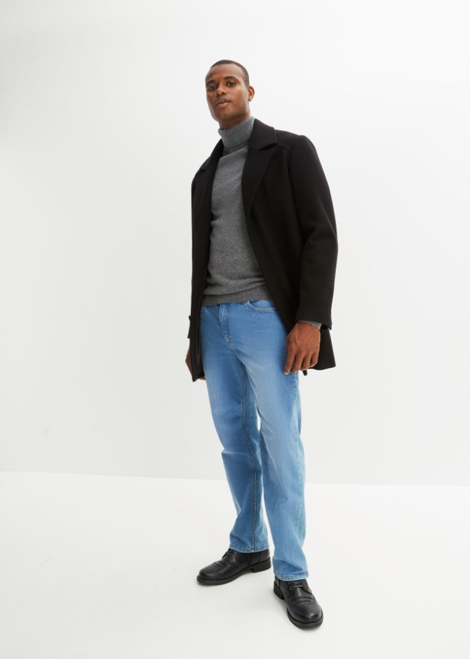 Essential Loose Fit Stretch-Jeans, Straight