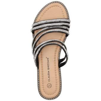 Claudia Ghizzani Pantolette in schwarz