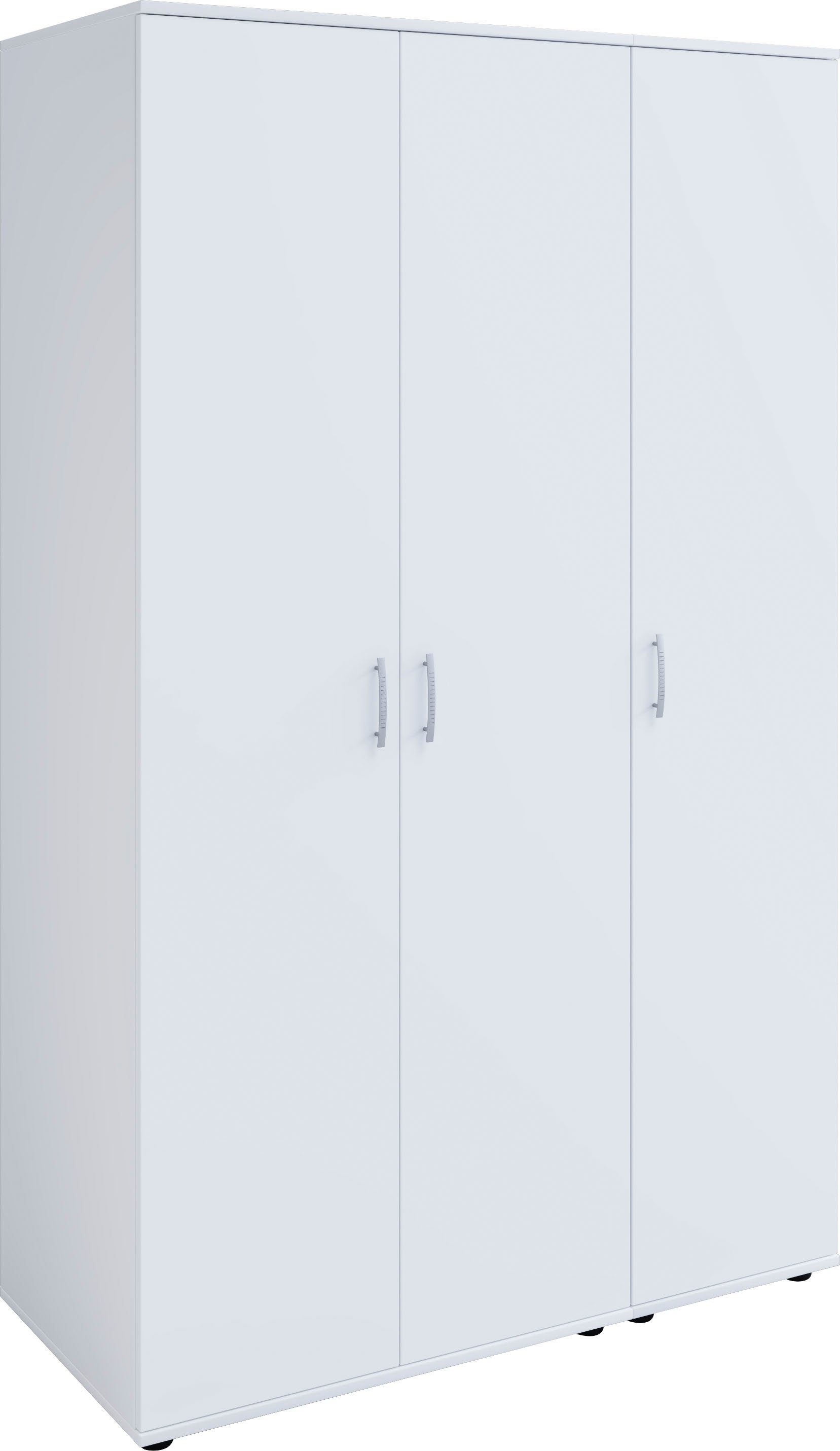 Lüttenhütt Kleiderschrank Kleiderschrank mit 3 Drehtüren, innen 2 Wäschefächer, 3 Ausführungen