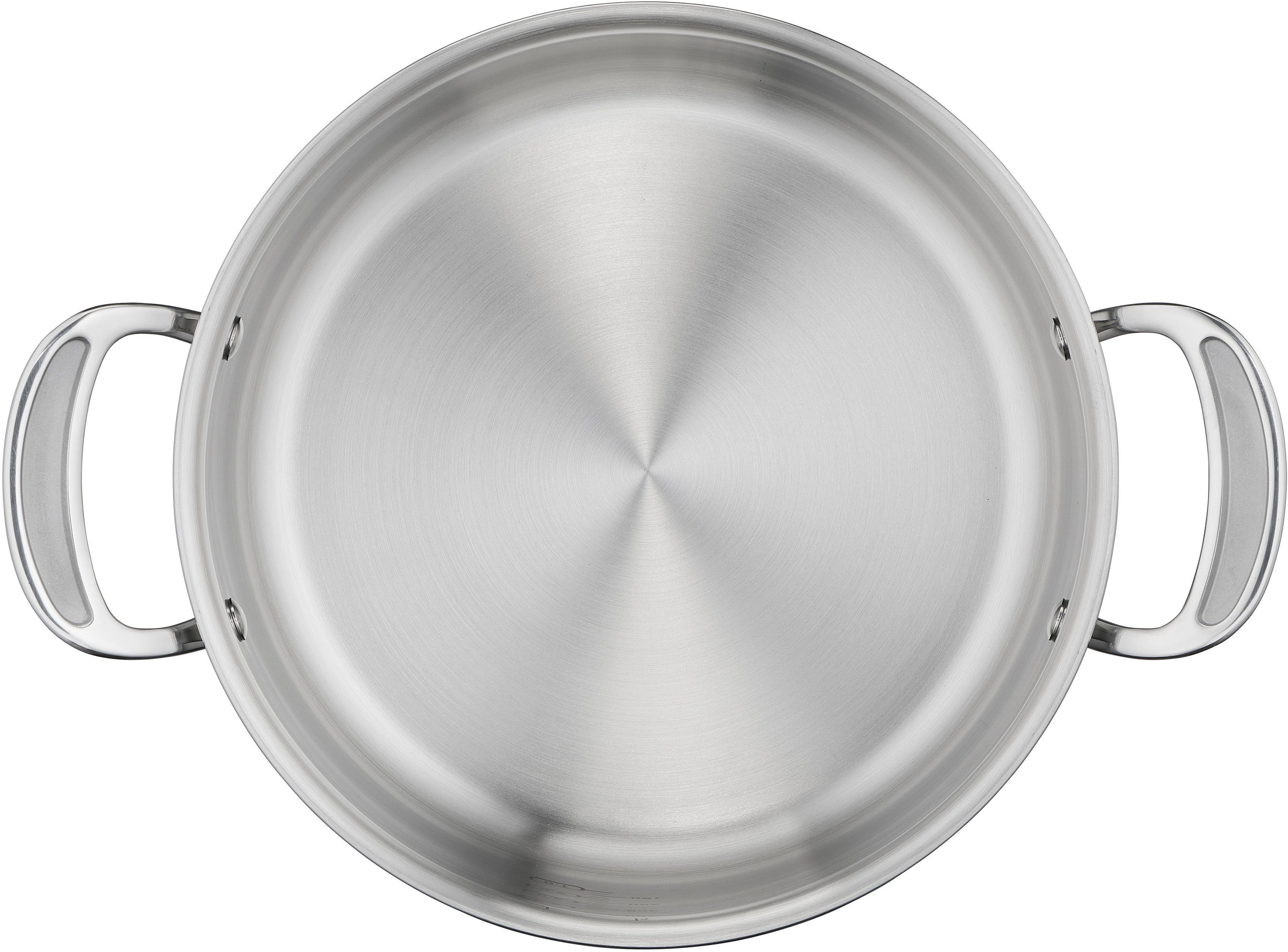 Tefal Topf-Set E307S7 Jamie Oliver, Edelstahl (Set, 7-tlg), induktionsgeeignet, besonders flacher Deckel