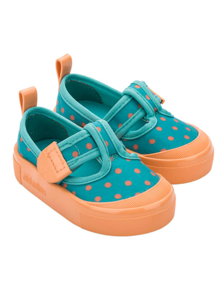 Melissa Spangenballerinas in Petrol/ Orange günstig kaufen