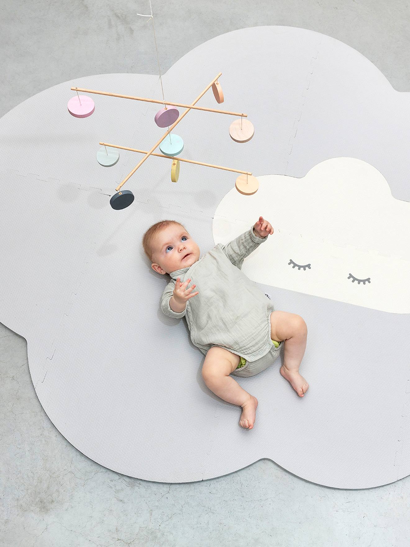 Tapis d'éveil Nuage Large