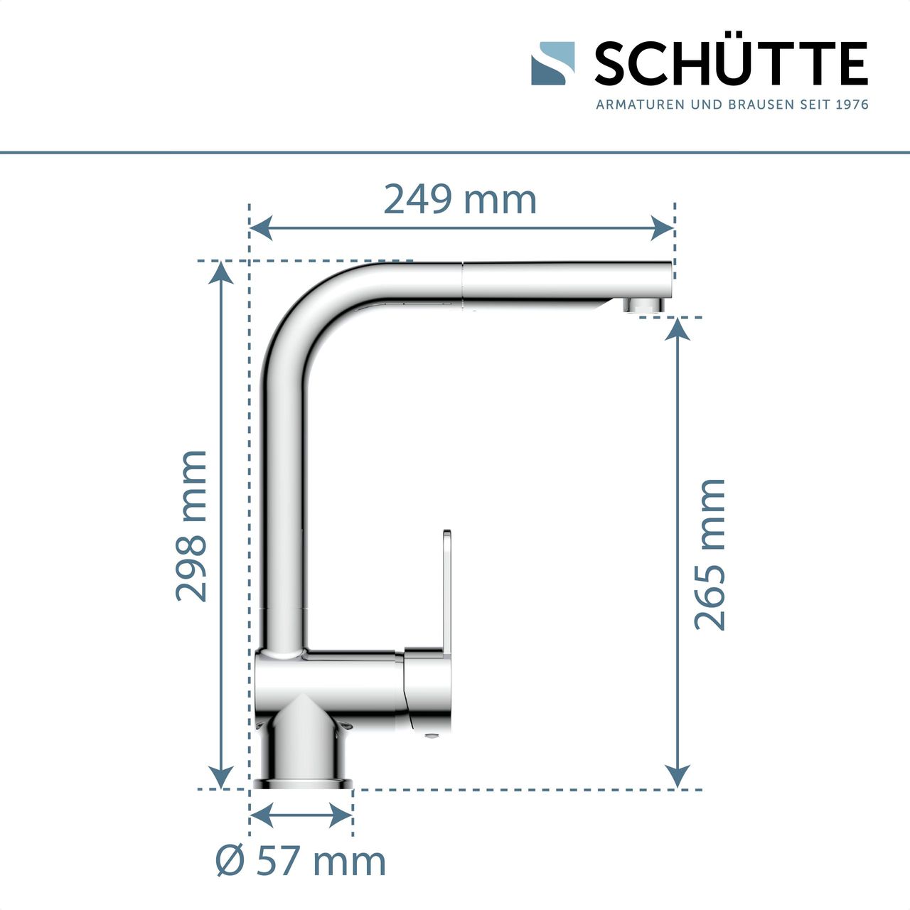 Schütte Spültischarmatur LONDON Chrom
