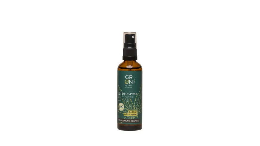 GRN [GRÜN] DEO SPRAY - ERFRISCHEND - BIO-HANF & BIO-HOPFEN 75 ml