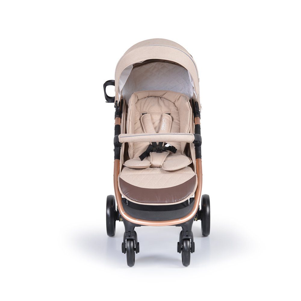 Cangaroo Kombi-Kinderwagen Kombikinderwagen Noble 3 in 1, Babyschale, Babywanne, Sportsitz klappbar